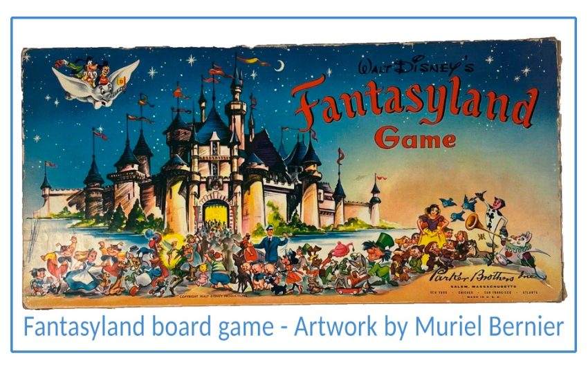 Fantasyland board game - artwork by Muriel Bernier
