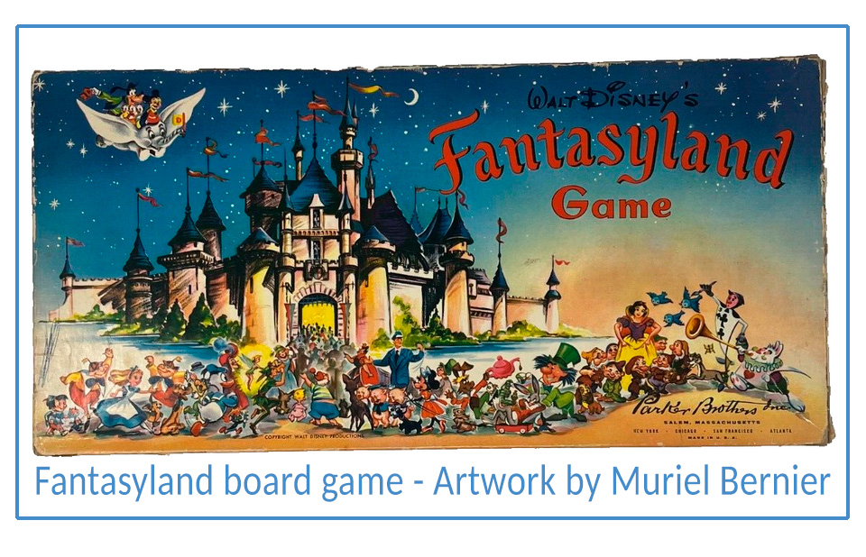 Fantasyland board game - artwork by Muriel Bernier