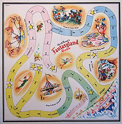 Fantasyland game board - artwork by Muriel Bernier