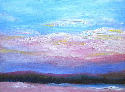 Sunrise sketch - 7 Jan 2011 - Eileen Eilis Morey