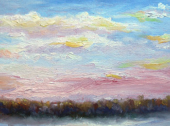 Sunrise painting - 3 Jan 2011 - NH