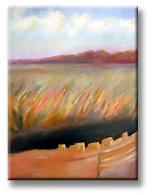 Anasazi painting - landscape for Frank