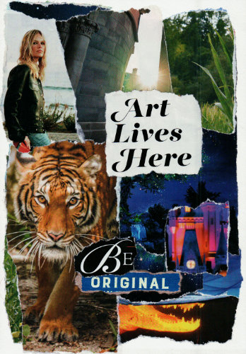 Art lives here collage