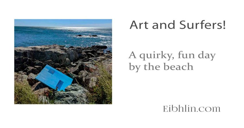 Art and Surfers... a quirky day at a NH beach, 2022
